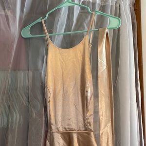 Lulus Gold Cocktail Dress